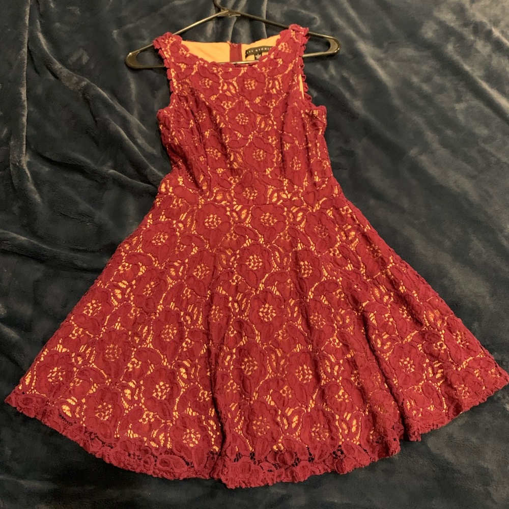 Magenta Lace Dress Size 7